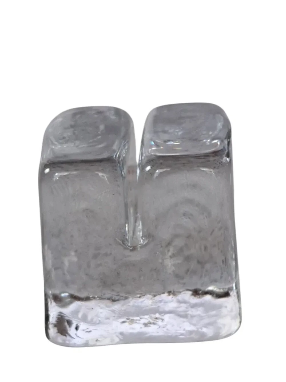 Pottery Barn Placecard Holders Clear Glass Cubes Wedding Shower Display Set 8